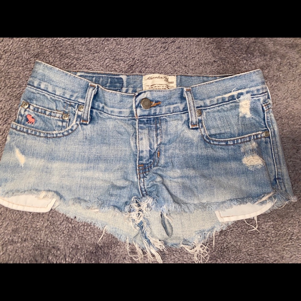 Abercrombie and Fitch Jean shorts.